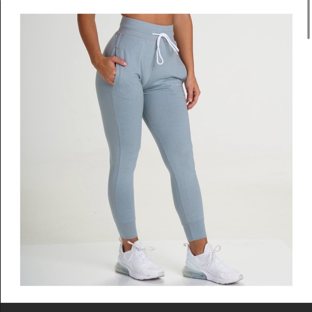 SOLD MERC  NVGTN silver mist joggers. Size small